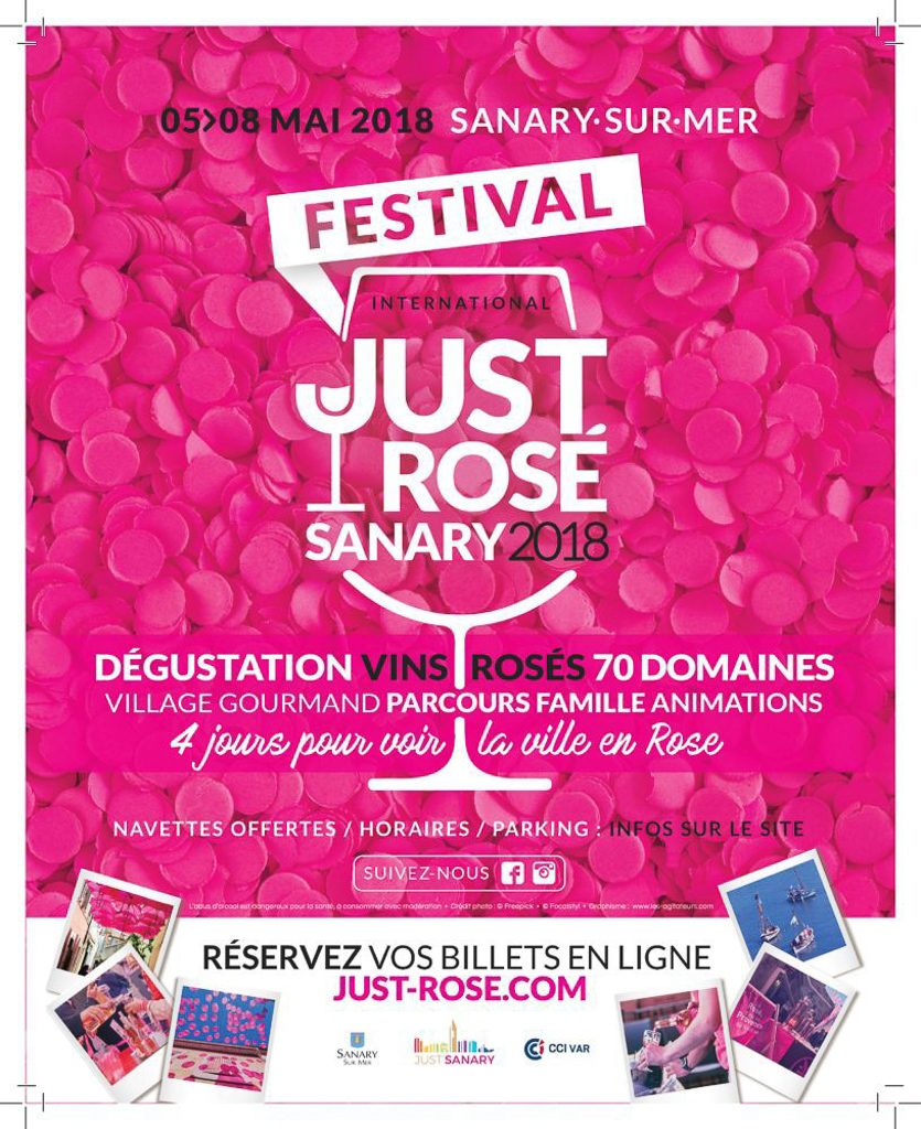Just’ Rosé est le premier festival en France organisé autour d'une seule couleur, le rosé